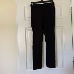 J.CREW Black Pant in Smooth-Stretch Twill Back Zipper Sz XS